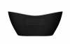 BESCO Wanna wolnostojąca Viya B&W 160x70 + klik-klak chrom #WMD-160-VBW